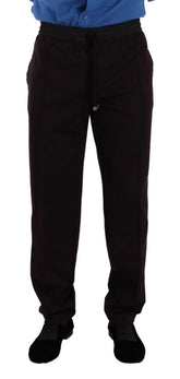 Dolce & Gabbana Bordeaux Cotton Mens Skinny Trouser Pants -   -  Dolce & Gabbana.